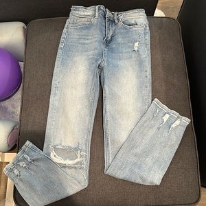 Vervet blue jeans with holes